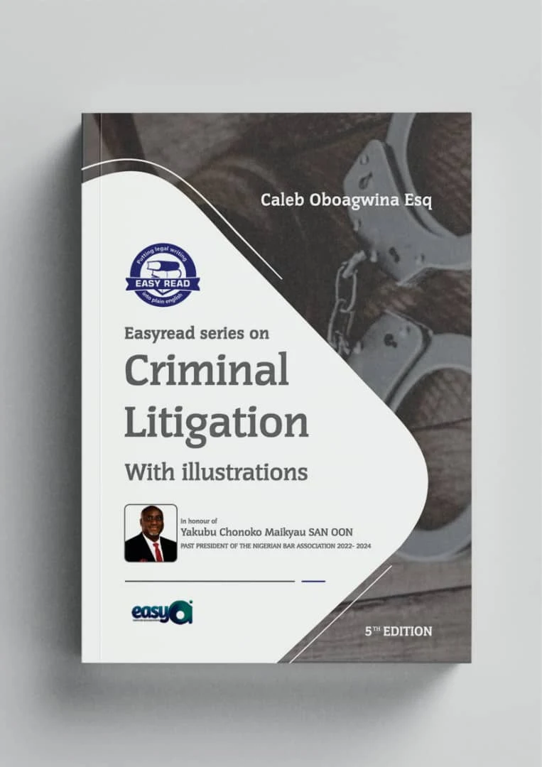 EASYREAD SERIES ON CRIMINAL LITIGATION WITH ILLUSTRATION 5TH EDITION